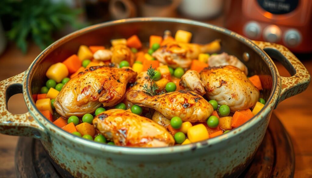 one-pot chicken and frozen vegetable medley