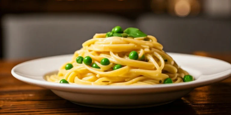 pasta and peas