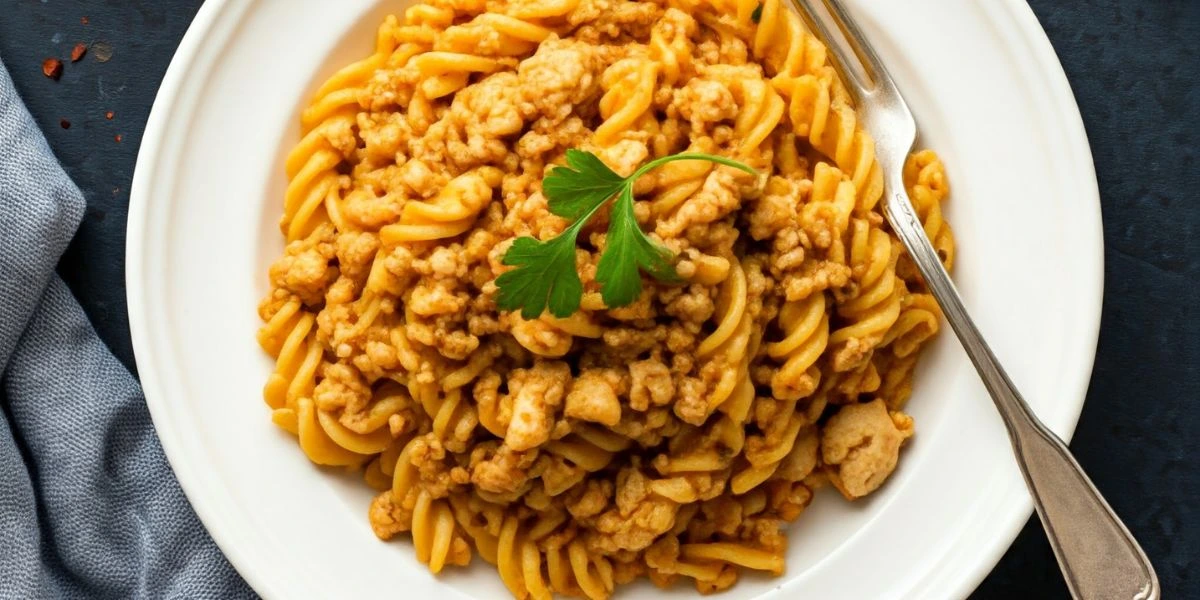 Ground Chicken Pasta