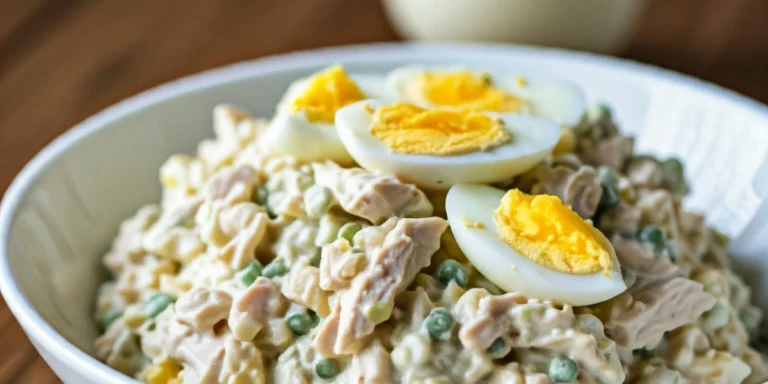 Classic Chicken Salad Recipe with eggs